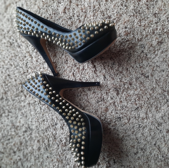 Vince cumuto rare studded platform Leather - Picture 2 of 3